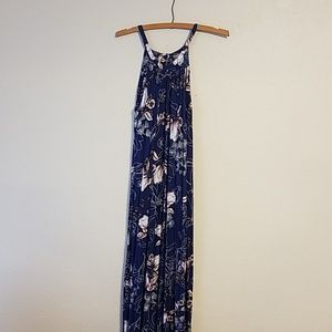 Navy maxi dress
